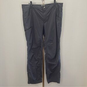 Marmot Mens Hiking Pants Nylon Charcoal 40x31